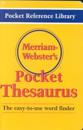 Merriam Webster's Pocket Thesaurus