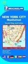 New York City Manhattan Michelin 11 stadskarta : 1:11000