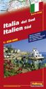 Södra Italien Distoguide Hallwag karta : 1:650000