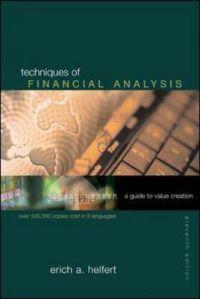 Techniques of Financial Analysis