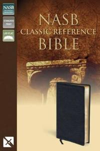 NASB, Classic Reference Bible, Top-Grain Leather, Black, Red Letter Edition