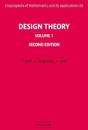 Design Theory: Volume 1