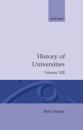 History of Universities: Volume XIII: 1994