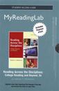 NEW MyLab Reading with Pearson eText -- Standalone Access Card -- for Reading Across the Disciplines