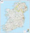 Ireland - Michelin rolledtubed wall map Encapsulated