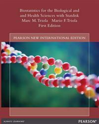 Biostatistics for the Biological and Health Sciences with Statdisk