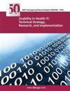 Nistir 7743 Usability in Health It: Technical Strategy, Research, and Implementation