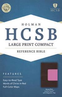 Large Print Compact Reference Bible-HCSB-Magnetic Flap