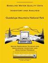 Baseline Water Quality Data Inventory and Analysis: Guadalupe Mountains National Park