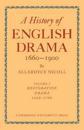 History of English Drama, 1660–1900 7 Volume Paperback Set (in 9 parts)