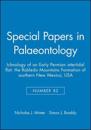 Special Papers in Palaeontology, Ichnology of an Early Permian Intertidal Flat