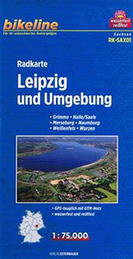 Leipzig and Environs Fietskaart