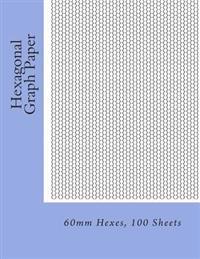 Hexagonal Graph Paper: 60mm Hexes, 100 Sheets