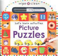 Wipe Clean: Picture Puzzles: Let's Learn Activities