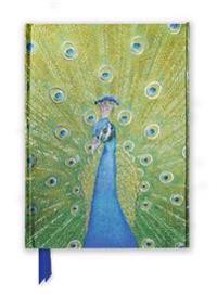 Peacock in Blue & Green Foiled Journal