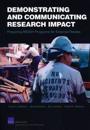 Demonstrating and Communicating Research Impact