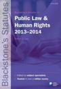Blackstone's Statutes on Public Law and Human Rights