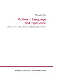Motion in Language and Experience