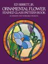 Ornamental Flower Stained Glass Pattern Book