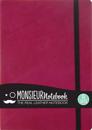 Monsieur Notebook Leather Journal - Pink Sketch Medium A5