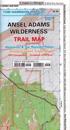 Ansel Adams Wilderness Trail Map: Shaded-Relief Topo Map