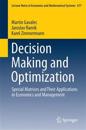 Decision Making and Optimization