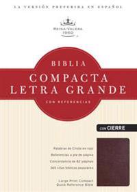Biblia Compacta Letra Grande Con Referencias-Rvr 1960-Zipper Closure
