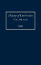History of Universities: Volume XVI (1)