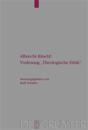 Albrecht Ritschl: Vorlesung "Theologische Ethik"