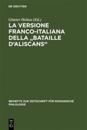 La Versione Franco-Italiana Della Bataille d'Aliscans