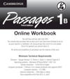 Passages Level 1 Online Workbook B Activation Code Card