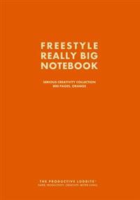 Freestyle Really Big Notebook, Serious Creativity Collection, 800 Pages, Orange