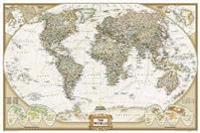 World Executive Poster Size Map