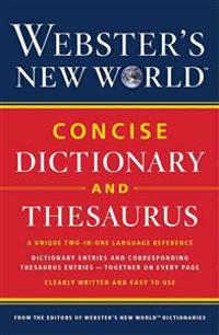 Webster S New World Concise Dictionary and Thesaurus