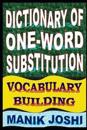 Dictionary of One-word Substitution