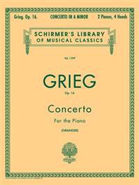 Concerto in a Minor, Op. 16: Schirmer Library of Classics Volume 1399 Piano Duet