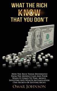 What the Rich Know That You Don't: How the Rich Think Differently from the Middle Class and Poor When It Comes to Time, Money, Investing and Wealth Ac