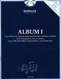 Album Volume 1 (Easy) for Descant (Soprano) Recorder and Basso Continuo