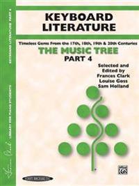 The Music Tree Keyboard Literature: Part 4 -- A Plan for Musical Growth at the Piano