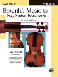 Beautiful Music for Two String Instruments, Bk 3: 2 Violas