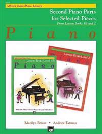 Alfred's Basic Piano Course Lesson Book, Bk 1b & 2: Second Piano Parts