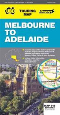 Melbourne to Adelaide Map 345 2nd ed