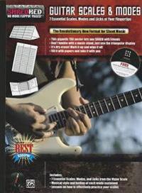 Guitar Scales & Modes: 7 Essential Scales, Modes, and Licks at Your Fingertips, Poster / Folder / Triangular Display