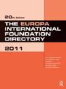 The Europa International Foundation Directory 2011