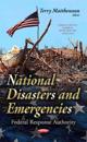 National Disasters & Emergencies