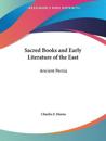 The Sacred Books & Early Literature of the East