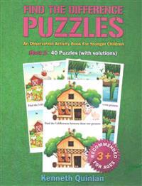 Find the Difference Puzzles: An Observation Activity Book for Younger Children - Book 2