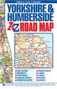 YorkshireHumberside Road Map