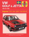 VW Golf and Jetta II (1984 - 1992) Haynes Repair Manual (svenske utgava)