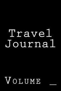 Travel Journal: Black Cover